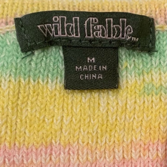 Wild fable pastel rainbow sweater halter dress - Picture 5 of 5